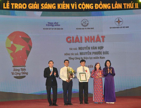 EVN SPC đạt giải nhất cuộc thi Sáng kiến vì cộng đồng - Ảnh 1. EVN SPC đạt giải nhất cuộc thi Sáng kiến vì cộng đồng - Ảnh 1.