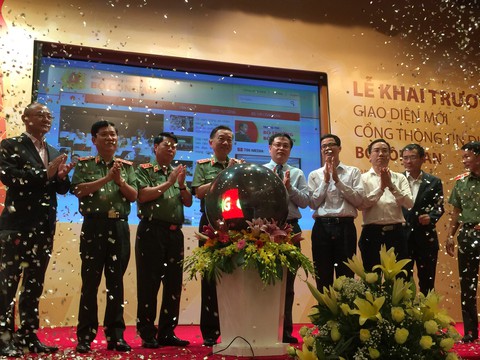 Cổng thông tin điện tử Bộ Công an khai trương giao diện mới - Ảnh 1. Cổng thông tin điện tử Bộ Công an khai trương giao diện mới - Ảnh 1.