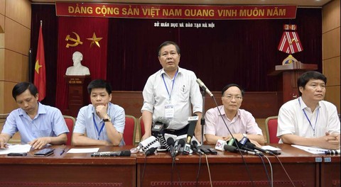 Đã xác định người để lọt đề thi văn, toán lớp 10 Hà Nội - Ảnh 1. Đã xác định người để lọt đề thi văn, toán lớp 10 Hà Nội - Ảnh 1.