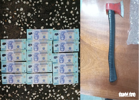 Bắt quả tang nghi can đòi tiền bảo kê người bơm cát xây dựng - Ảnh 1. Bắt quả tang nghi can đòi tiền bảo kê người bơm cát xây dựng - Ảnh 1.