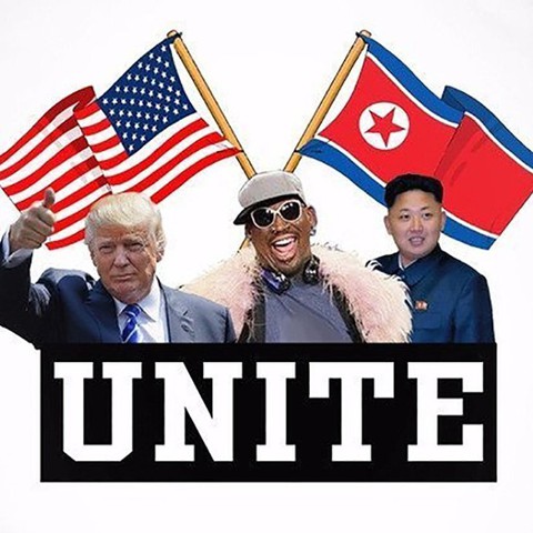 Cựu ngôi sao bóng rổ Dennis Rodman sẽ tới Singapore gặp Trump - Kim - Ảnh 1. Cựu ngôi sao bóng rổ Dennis Rodman sẽ tới Singapore gặp Trump - Kim - Ảnh 1.