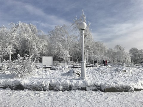 Du khách ngắm thác Niagara trong băng giá - Ảnh 8. Du khách ngắm thác Niagara trong băng giá - Ảnh 8.