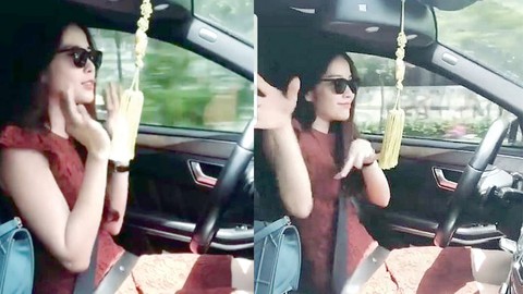 Tài xế lái xe bằng chân còn hoa khôi bỏ vôlăng ôtô để... múa - Ảnh 1. Tài xế lái xe bằng chân còn hoa khôi bỏ vôlăng ôtô để... múa - Ảnh 1.