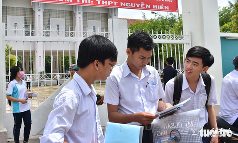 Thi THPT quốc gia: Phú Yên không có điểm 10 nào - Ảnh 1. Thi THPT quốc gia: Phú Yên không có điểm 10 nào - Ảnh 1.