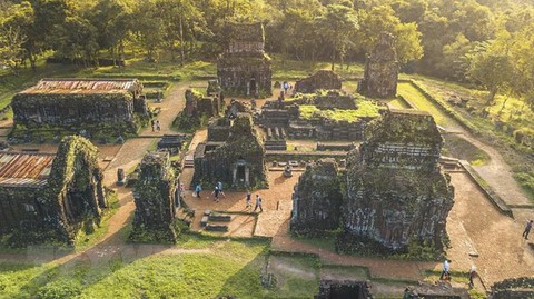 Tôn tạo nhiều tháp cổ trong quần thể di sản văn hóa Mỹ Sơn - Ảnh 1. Tôn tạo nhiều tháp cổ trong quần thể di sản văn hóa Mỹ Sơn - Ảnh 1.