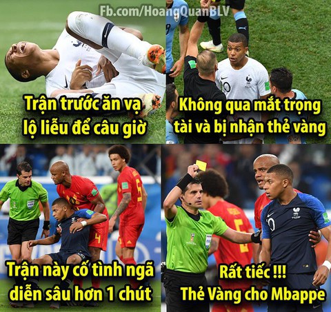 Pháp thắng, Mbappe khiến dân mạng tức vì câu giờ - Ảnh 7. Pháp thắng, Mbappe khiến dân mạng tức vì câu giờ - Ảnh 7.
