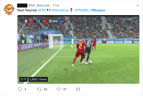 Pháp thắng, Mbappe khiến dân mạng tức vì câu giờ - Ảnh 4. Pháp thắng, Mbappe khiến dân mạng tức vì câu giờ - Ảnh 4.