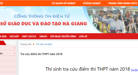 Điểm thi THPT quốc gia ở Hà Giang bất thường, Bộ GD-ĐT vào cuộc - Ảnh 2. Điểm thi THPT quốc gia ở Hà Giang bất thường, Bộ GD-ĐT vào cuộc - Ảnh 2.