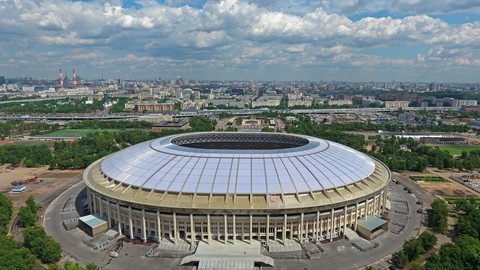 Ngắm sân vận động khổng lồ nơi diễn ra chung kết World Cup 2018 - Ảnh 3. Ngắm sân vận động khổng lồ nơi diễn ra chung kết World Cup 2018 - Ảnh 3.