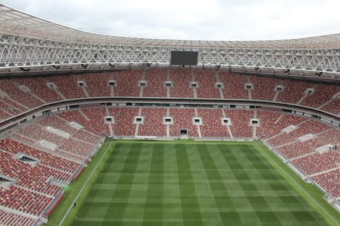 Ngắm sân vận động khổng lồ nơi diễn ra chung kết World Cup 2018 - Ảnh 5. Ngắm sân vận động khổng lồ nơi diễn ra chung kết World Cup 2018 - Ảnh 5.