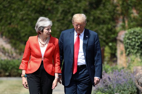 Ông Trump có thực chỉ trích Thủ tướng Anh khi đang thăm Anh? - Ảnh 2. Ông Trump có thực chỉ trích Thủ tướng Anh khi đang thăm Anh? - Ảnh 2.