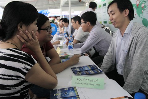 Ngày hội tư vấn xét tuyển đại học, cao đẳng tại TP.HCM - Ảnh 14. Ngày hội tư vấn xét tuyển đại học, cao đẳng tại TP.HCM - Ảnh 14.