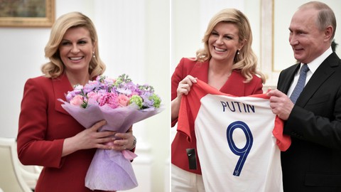 Một mùa World Cup quá đỉnh của bà trùm sân cỏ - nữ Tổng thống Croatia - Ảnh 2. Một mùa World Cup quá đỉnh của bà trùm sân cỏ - nữ Tổng thống Croatia - Ảnh 2.