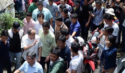 Bí thư Nguyễn Thiện Nhân thăm các hộ dân Thủ Thiêm - Ảnh 6. Bí thư Nguyễn Thiện Nhân thăm các hộ dân Thủ Thiêm - Ảnh 6.