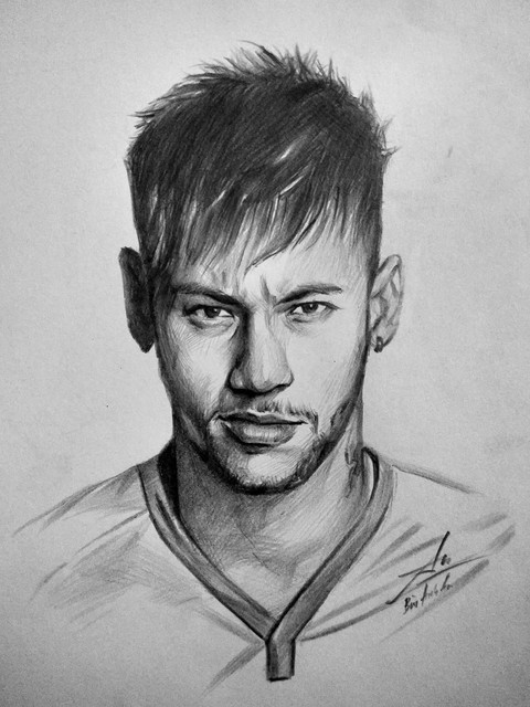 9X vẽ tranh cầu thủ World Cup đầy thần thái - Ảnh 1. 9X vẽ tranh cầu thủ World Cup đầy thần thái - Ảnh 1.