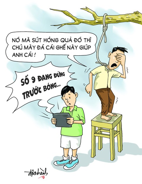 Hí họa: World cup - mùa ngộ độc cá...độ - Ảnh 5. Hí họa: World cup - mùa ngộ độc cá...độ - Ảnh 5.