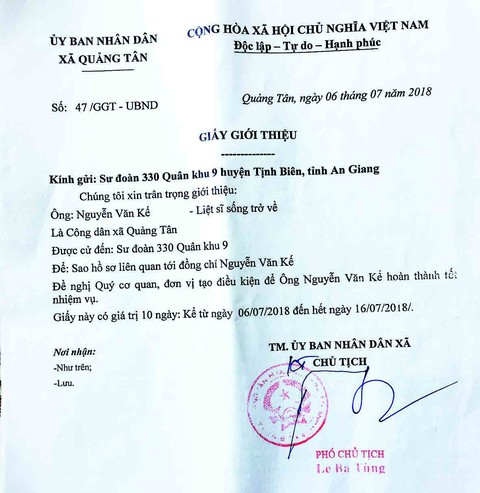 Người về sau giấy báo tử - Kỳ 5: Đêm về nói tiếng Việt Nam - Ảnh 3. Người về sau giấy báo tử - Kỳ 5: Đêm về nói tiếng Việt Nam - Ảnh 3.