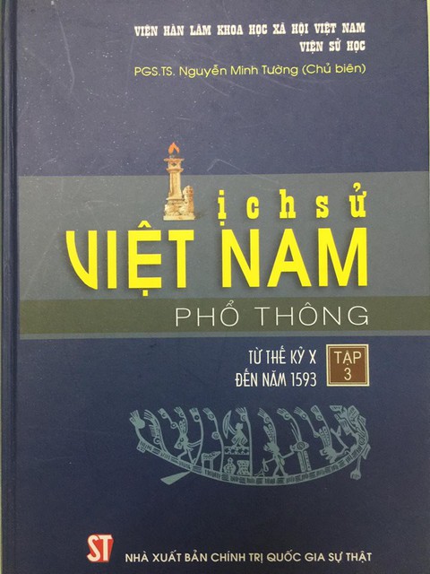 Tạm dừng phát hành bộ sách Lịch sử Việt Nam phổ thông - Ảnh 1. Tạm dừng phát hành bộ sách Lịch sử Việt Nam phổ thông - Ảnh 1.
