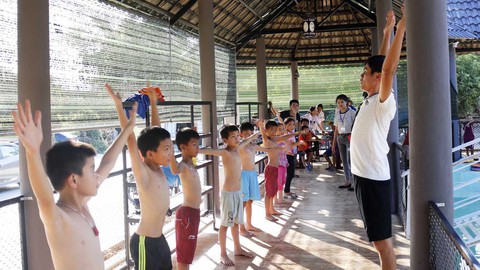 Ngôi trường miễn phí ở làng quê Hà Tĩnh - Ảnh 1. Ngôi trường miễn phí ở làng quê Hà Tĩnh - Ảnh 1.