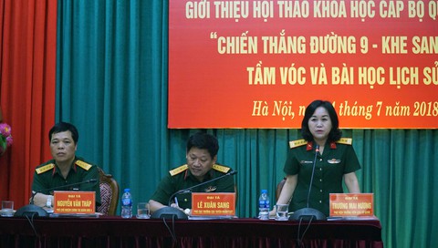 Khẳng định nghệ thuật quân sự trong chiến thắng đường 9 - Khe Sanh - Ảnh 2. Khẳng định nghệ thuật quân sự trong chiến thắng đường 9 - Khe Sanh - Ảnh 2.