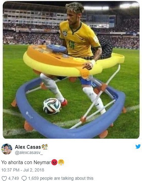 Bốn trận, nằm sân gần 14 phút, Neymar - siêu sao hay siêu kịch sĩ? - Ảnh 3. Bốn trận, nằm sân gần 14 phút, Neymar - siêu sao hay siêu kịch sĩ? - Ảnh 3.