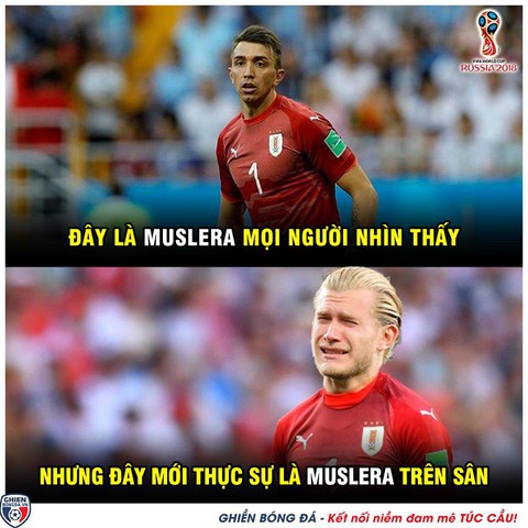 Thủ môn Uruguay, thiên tài Mbappe thành trò đùa của cư dân mạng - Ảnh 1. Thủ môn Uruguay, thiên tài Mbappe thành trò đùa của cư dân mạng - Ảnh 1.