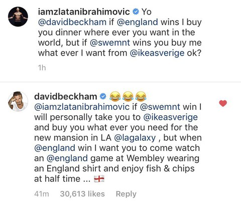 Trước thềm tứ kết, Zlatan và Beckham hẹn lịch… đi mua đồ - Ảnh 1. Trước thềm tứ kết, Zlatan và Beckham hẹn lịch… đi mua đồ - Ảnh 1.
