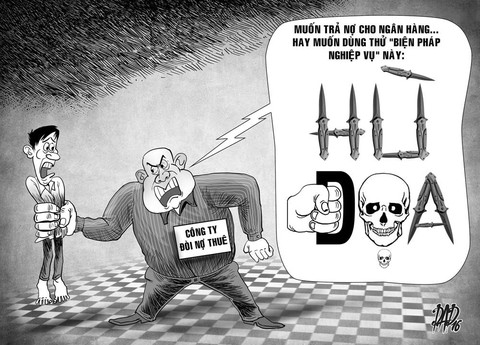 Một người đi vay, cả nhà bị khủng bố - Ảnh 1. Một người đi vay, cả nhà bị khủng bố - Ảnh 1.