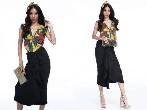 Một chân váy đen, mười cách mặc sáng tạo! - Ảnh 8. Một chân váy đen, mười cách mặc sáng tạo! - Ảnh 8.