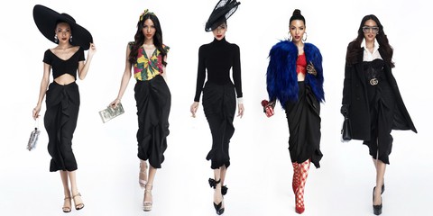 Một chân váy đen, mười cách mặc sáng tạo! - Ảnh 1. Một chân váy đen, mười cách mặc sáng tạo! - Ảnh 1.