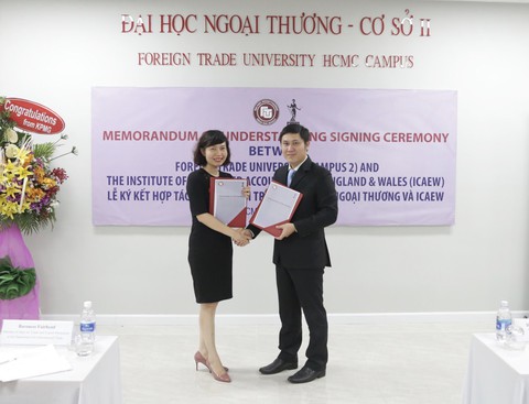 ICAEW ký kết hợp tác chiến lược với ĐH Ngoại thương TP.HCM - Ảnh 1. ICAEW ký kết hợp tác chiến lược với ĐH Ngoại thương TP.HCM - Ảnh 1.
