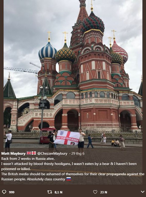 World Cup: Chỉ toàn tuyên truyền, nước Nga đúng là quá tuyệt vời - Ảnh 4. World Cup: Chỉ toàn tuyên truyền, nước Nga đúng là quá tuyệt vời - Ảnh 4.