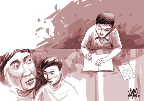 Lá thư nhiều lỗi chính tả của má - Ảnh 1. Lá thư nhiều lỗi chính tả của má - Ảnh 1.