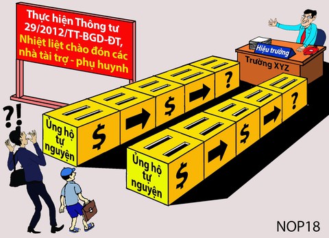 Hiểu sai để... lạm thu? - Ảnh 1. Hiểu sai để... lạm thu? - Ảnh 1.