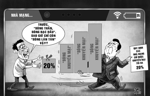 Trần khuyến mãi 20% khiến thuê bao di động thiệt thòi! - Ảnh 2. Trần khuyến mãi 20% khiến thuê bao di động thiệt thòi! - Ảnh 2.