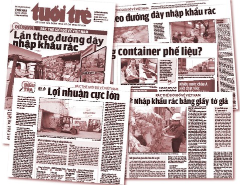 Buộc tái xuất các lô hàng phế liệu là chất thải - Ảnh 1. Buộc tái xuất các lô hàng phế liệu là chất thải - Ảnh 1.