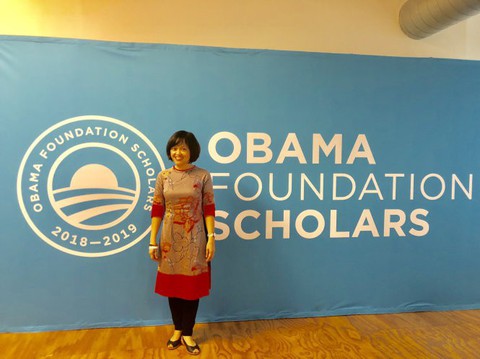 Anh hùng khí hậu Việt Nam nhận học bổng của Quỹ Obama - Ảnh 1. Anh hùng khí hậu Việt Nam nhận học bổng của Quỹ Obama - Ảnh 1.