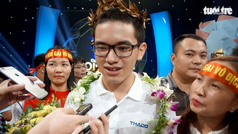 Nguyễn Hoàng Cường vô địch Đường lên đỉnh Olympia 2018 - Ảnh 1. Nguyễn Hoàng Cường vô địch Đường lên đỉnh Olympia 2018 - Ảnh 1.