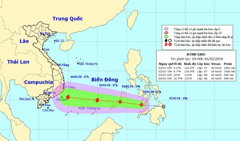 Áp thấp nhiệt đới sắp thành bão đang tiến dần vào Biển Đông - Ảnh 1. Áp thấp nhiệt đới sắp thành bão đang tiến dần vào Biển Đông - Ảnh 1.