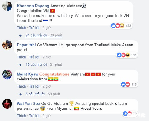 CĐV ngoại đặt niềm tin vào cơn địa chấn U23 Việt Nam - Ảnh 6. CĐV ngoại đặt niềm tin vào cơn địa chấn U23 Việt Nam - Ảnh 6.