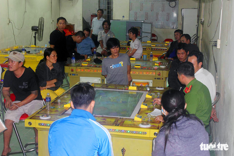 Bắt tụ điểm cờ bạc trá hình game bắn cá tại TP Biên Hòa - Ảnh 1. Bắt tụ điểm cờ bạc trá hình game bắn cá tại TP Biên Hòa - Ảnh 1.