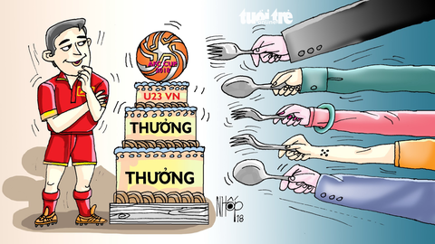 Để coi ai ngửa tay chia phần với U23... - Ảnh 1. Để coi ai ngửa tay chia phần với U23... - Ảnh 1.
