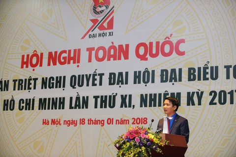 Thanh niên học tập nghị quyết đại hội Đoàn trực tuyến - Ảnh 1. Thanh niên học tập nghị quyết đại hội Đoàn trực tuyến - Ảnh 1.