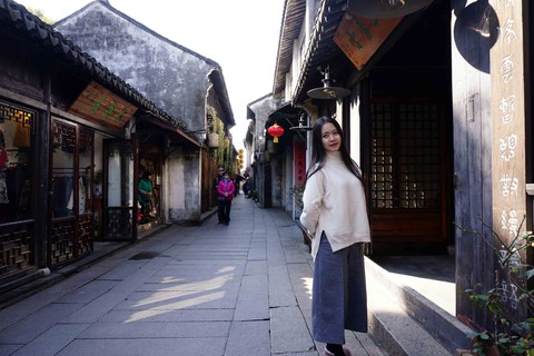 Lang thang ngắm xuân sang ở cổ trấn Châu Trang - Ảnh 7. Lang thang ngắm xuân sang ở cổ trấn Châu Trang - Ảnh 7.