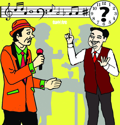 Ông định hát lúc nào ? - Ảnh 1. Ông định hát lúc nào ? - Ảnh 1.