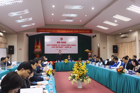 Khai mạc Hội nghị Ban thường vụ Trung ương Đoàn khóa XI lần thứ nhất - Ảnh 1. Khai mạc Hội nghị Ban thường vụ Trung ương Đoàn khóa XI lần thứ nhất - Ảnh 1.