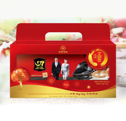 Cà phê Trung Nguyên đưa ra ba mẫu hộp quà Tết - Ảnh 1. Cà phê Trung Nguyên đưa ra ba mẫu hộp quà Tết - Ảnh 1.
