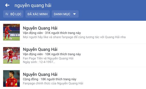 Gần 200 tài khoản giả Facebook cầu thủ, HLV U23 Việt Nam - Ảnh 1. Gần 200 tài khoản giả Facebook cầu thủ, HLV U23 Việt Nam - Ảnh 1.