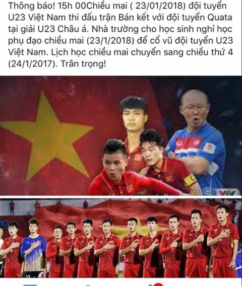 Cư dân mạng rần rần ốm đột ngột, nghỉ làm để cổ vũ U-23 VN - Ảnh 3. Cư dân mạng rần rần ốm đột ngột, nghỉ làm để cổ vũ U-23 VN - Ảnh 3.