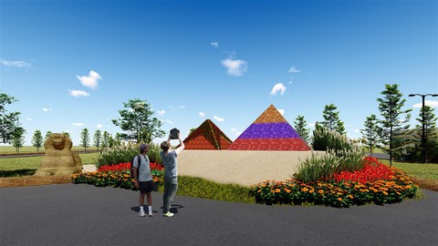 7 kỳ quan thế giới bằng hoa tươi tại Sun World Halong Complex - Ảnh 3. 7 kỳ quan thế giới bằng hoa tươi tại Sun World Halong Complex - Ảnh 3.
